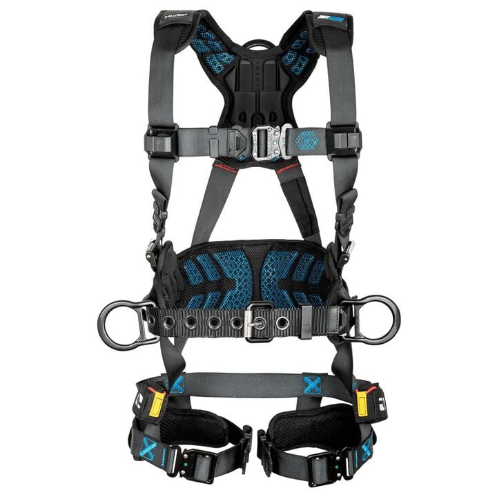 Falltech 3D Belted Full Body Harness with QC Chest Buckle Medium