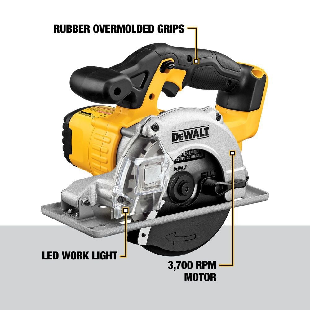 DEWALT 20 V MAX Metal Cutting Circular Saw (Bare Tool), large image number 2