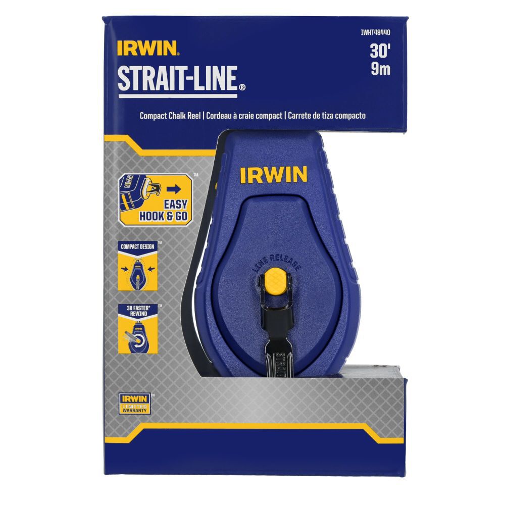 Irwin 100ft STRAIT-LINE COMPACT Chalk Reel, large image number 9