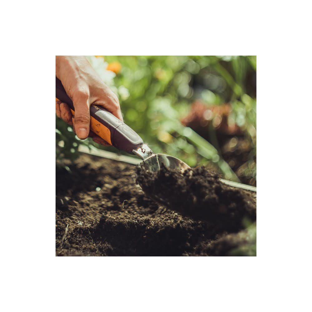 Fiskars Xact Stainless Steel Head 14.5in Garden Hand Trowel 3155301001