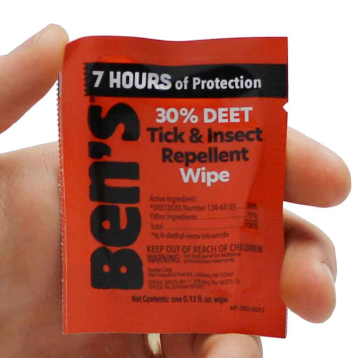 Bens 30 Tick & Insect Repellent Wipes Bundle, 144 Wipes, large image number 4