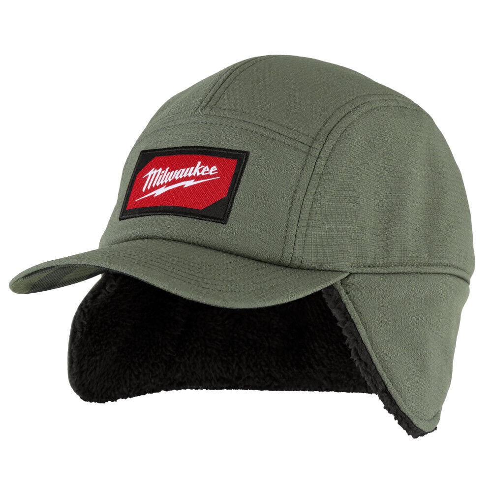 Milwaukee Sherpa-Lined Hat Green Large/X-Large Size Large/XL - M754E-LXL