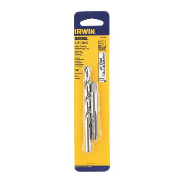 Irwin 3/8 - 16 Tap/ Drill Combo Pack, large image number 0