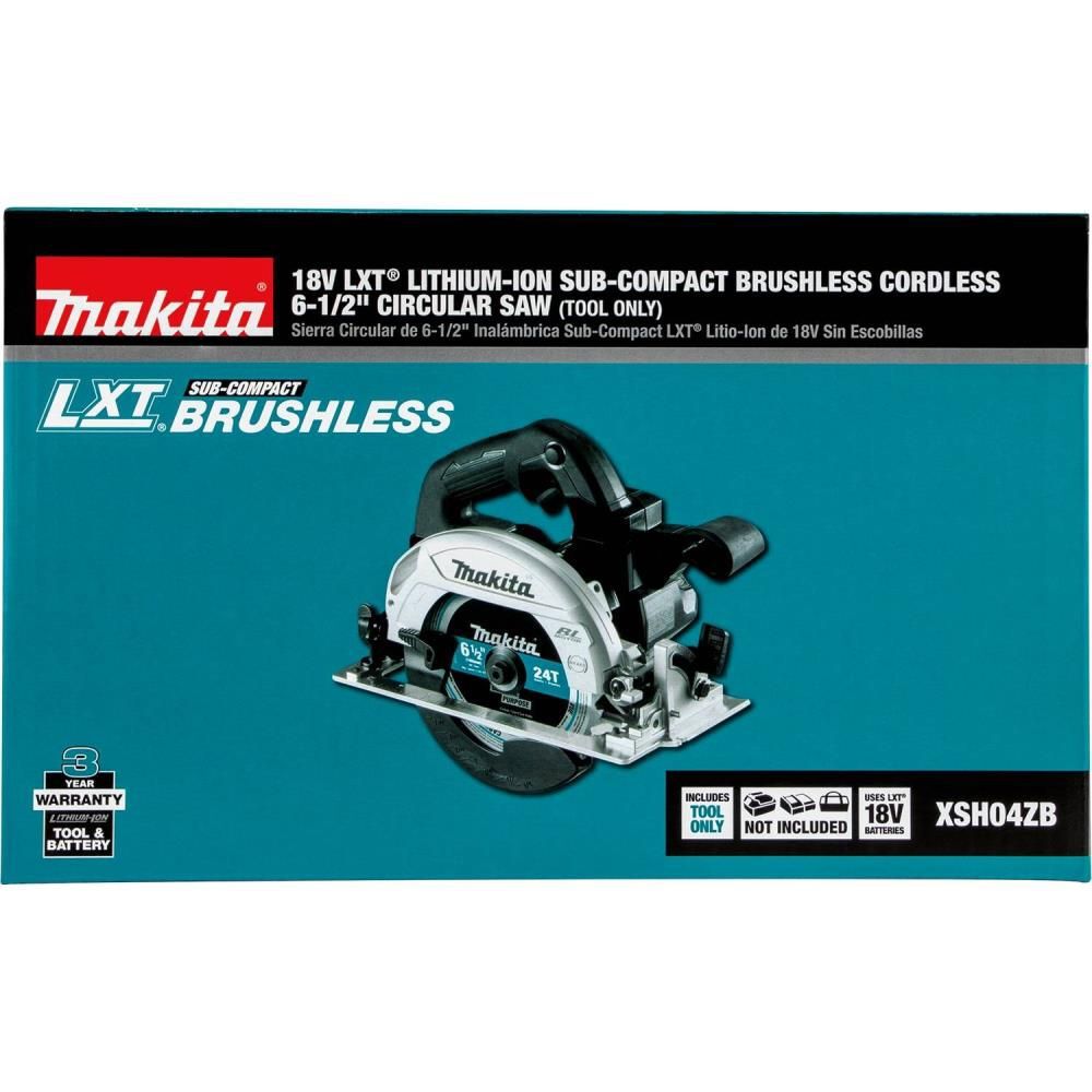 Makita 18V LXT Sub Compact 6 1/2in Circular Saw (Bare Tool), large image number 19