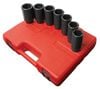 Sunex 7 pc. 1/2 In. Drive Metric Deep Spindle Nut Impact Socket Set, small