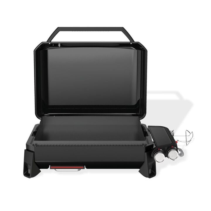Weber Slate 22 Inch 2 Burners Liquid Propane Tabletop Griddle, Black, large image number 3