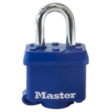 Master Lock Padlock 1 9/16in Keyed Different Tumbler 1pk