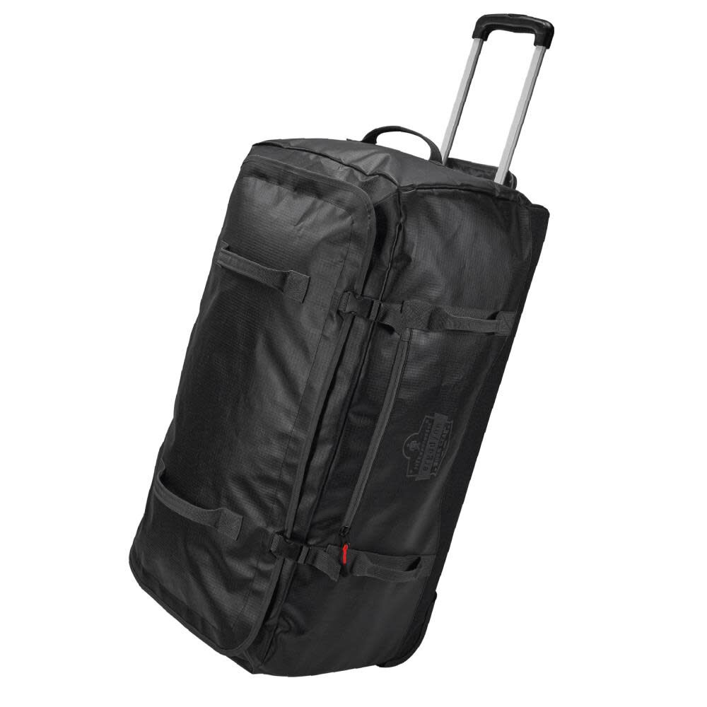 Ergodyne Arsenal 5032 L Black Water-Resistant Wheeled Duffel Bag - 13037