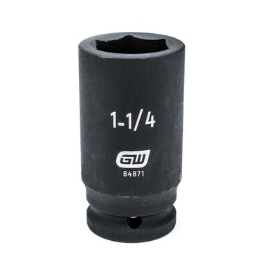 GEARWRENCH 3/4in Drive 6 Point Deep Impact SAE Socket 1-1/4in