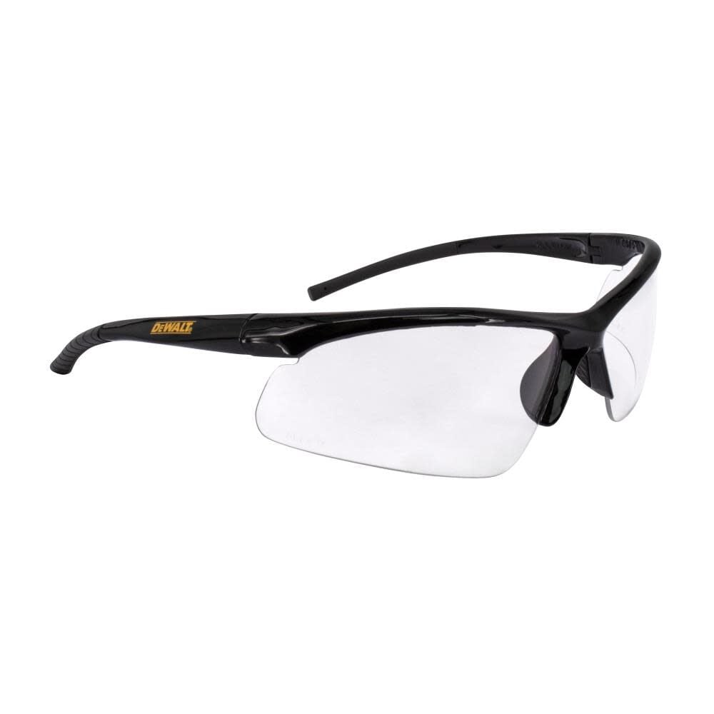 DEWALT DPG51 Radius Protective Eyewear – Black Frame – Clear Lens – DPG51-1