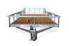 Legend Premium Trailers 7'x14' Open Deluxe Aluminum Trailer with Bi-Fold Rear Gate, small