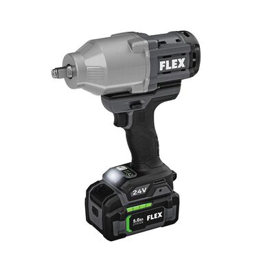 FLEX 24V 1/2-In. High Torque Impact Wrench Kit, large image number 1