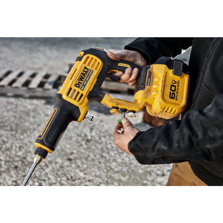 DEWALT 60V MAX 1000 PSI 1.0 GPM Battery Powered Cold Water Power Cleaner with 4 Spray Nozzles Bare Tool, large image number 1