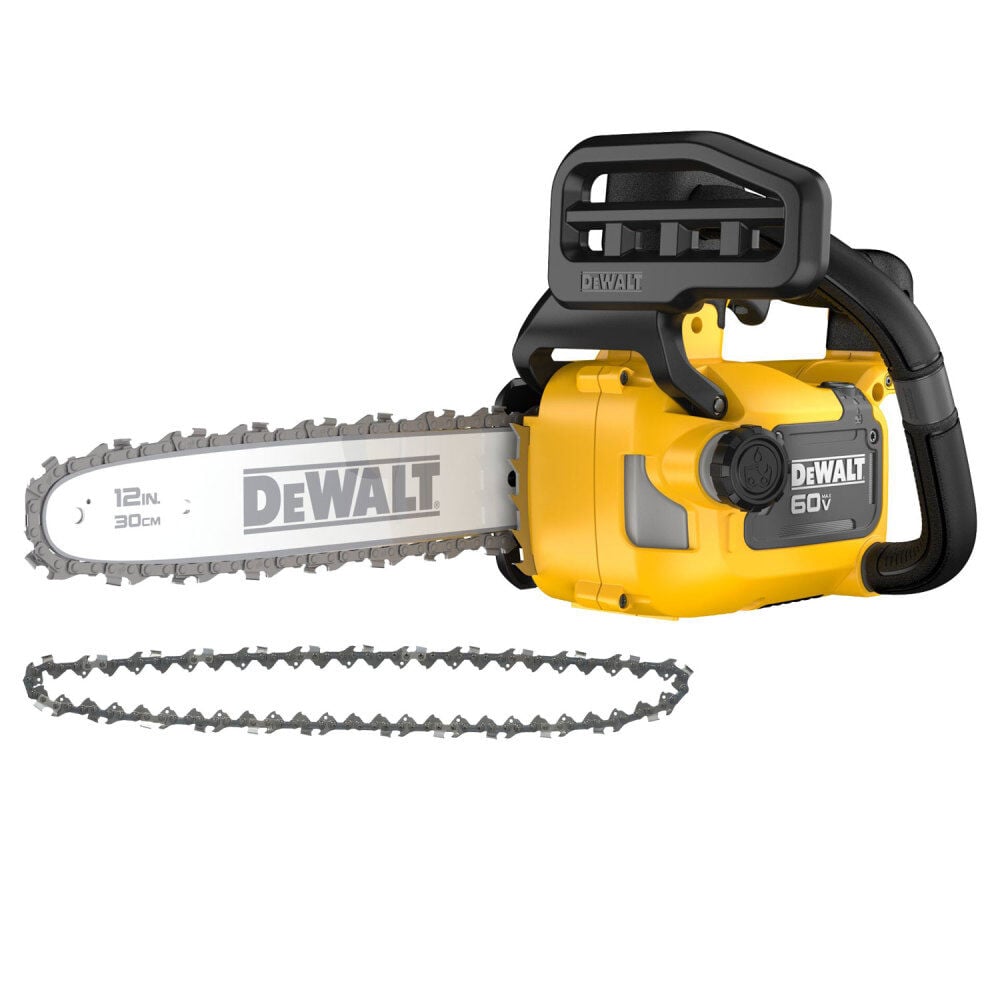 DEWALT Compact 12 in. Top Handle Chainsaw (Tool Only) with Extra Saw Chain – DEW000011434