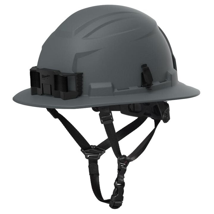 Milwaukee BOLT Full Brim Non-Vented Safety Helmet  Type 2, Class E, Gray