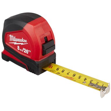 Milwaukee 8 m/26 ft. Compact Tape Measure, large image number 12