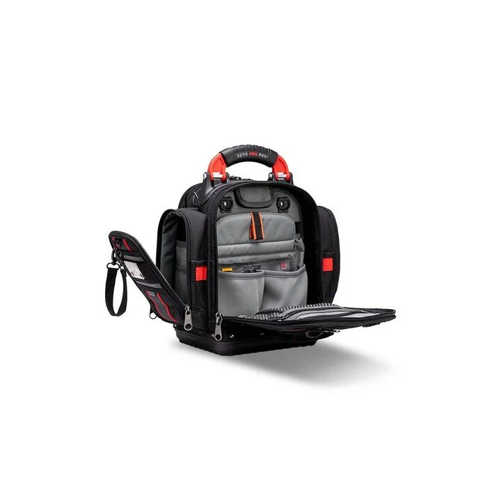 Veto Pro Pac 40 Lbs Zippered Compact Service Tool Bag, Black/Red, large image number 14