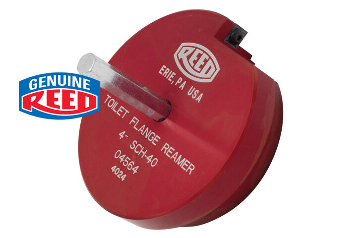 Reed Mfg 4pc Plastic Pipe Reamer and 4 Inch Toilet Flange Reamer Kit, large image number 3