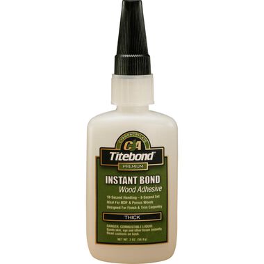 Titebond 2 Oz Instant Bond Wood Adhesive Thick