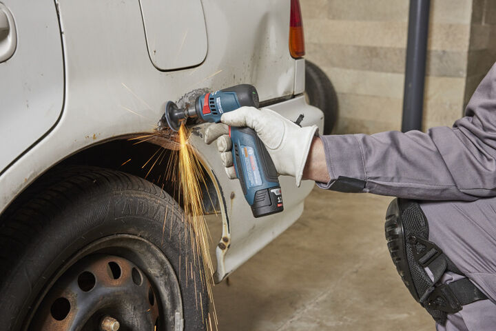 Bosch 12V 1/4 Inch Right Angle Grinder Kit, Reconditioned, large image number 7