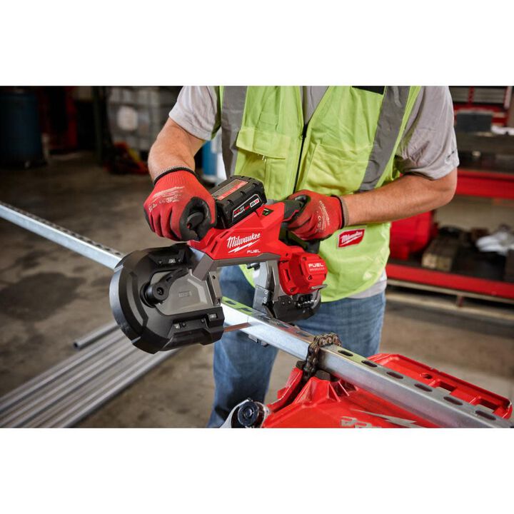 Milwaukee Promotional M18 FUEL Deep Cut Band Saw (Bare Tool) & 44-7/8 Inch Extreme Thick Metal Deep Cut Band Saw Blade 3 Piece Bundle, large image number 11