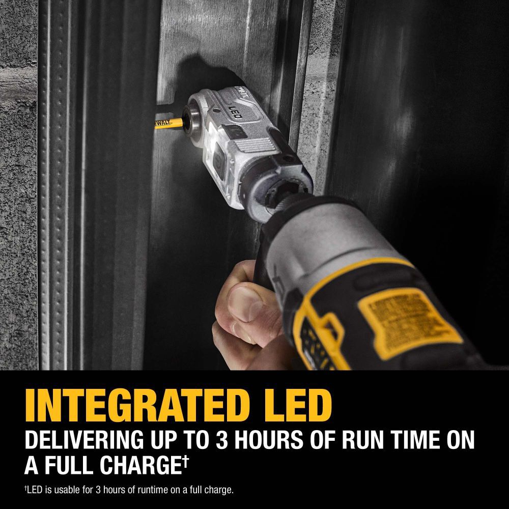 DEWALT FLEXTORQ Lighted Modular Right Angle Attachment DWALRAFT Acme Tools