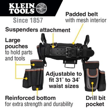 Klein Tools Tradesman Pro Elect's Tool Belt M, large image number 1