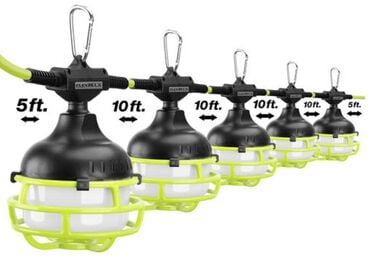 Flexzilla 50' 18/3 8000 Lumen LED String Light, large image number 0