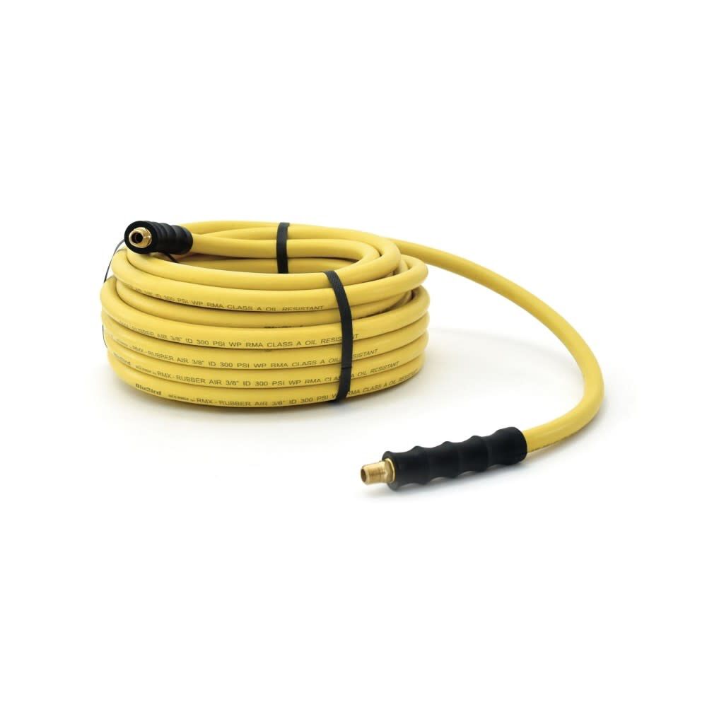 BluBird OilShield Next-Gen 3/8 Inch x 100 Ft. Rubber Air Hose Assembly – OS38100