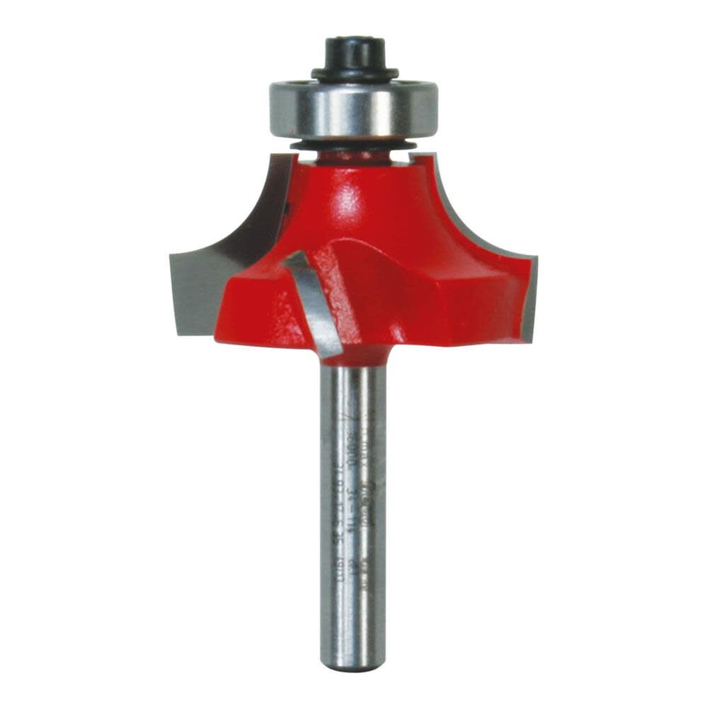 Freud 3/8 In. Radius Quadra-Cut Rounding Over Bit with 1/4 In. Shank, large image number 1