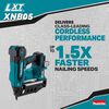 Makita 18V LXT Lithium-Ion Brushless Cordless 2-1/2 Inch Straight Finish Nailer 16 Gauge (Bare Tool), small image number 3