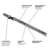 Bosch Jig Saw Blades 3pc 4in 10V TPI Clean for Wood T Shank, small image number 2