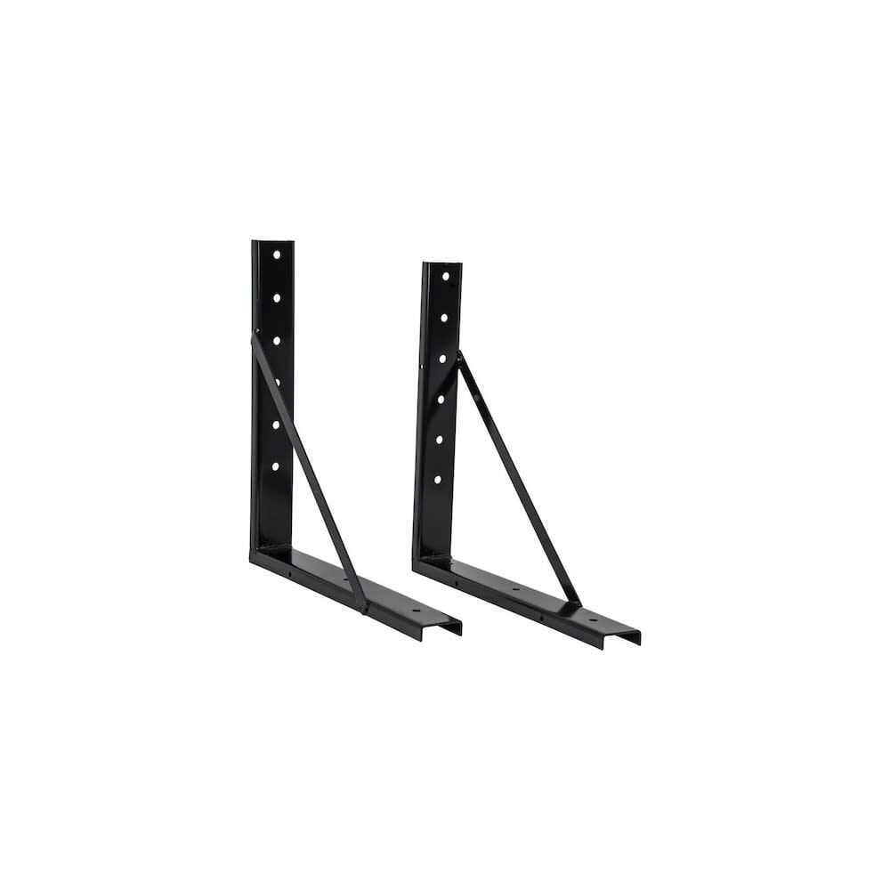 Buyers Products Company 24×24 Inch Welded Black Formed Steel Mounting Brackets – 1701016