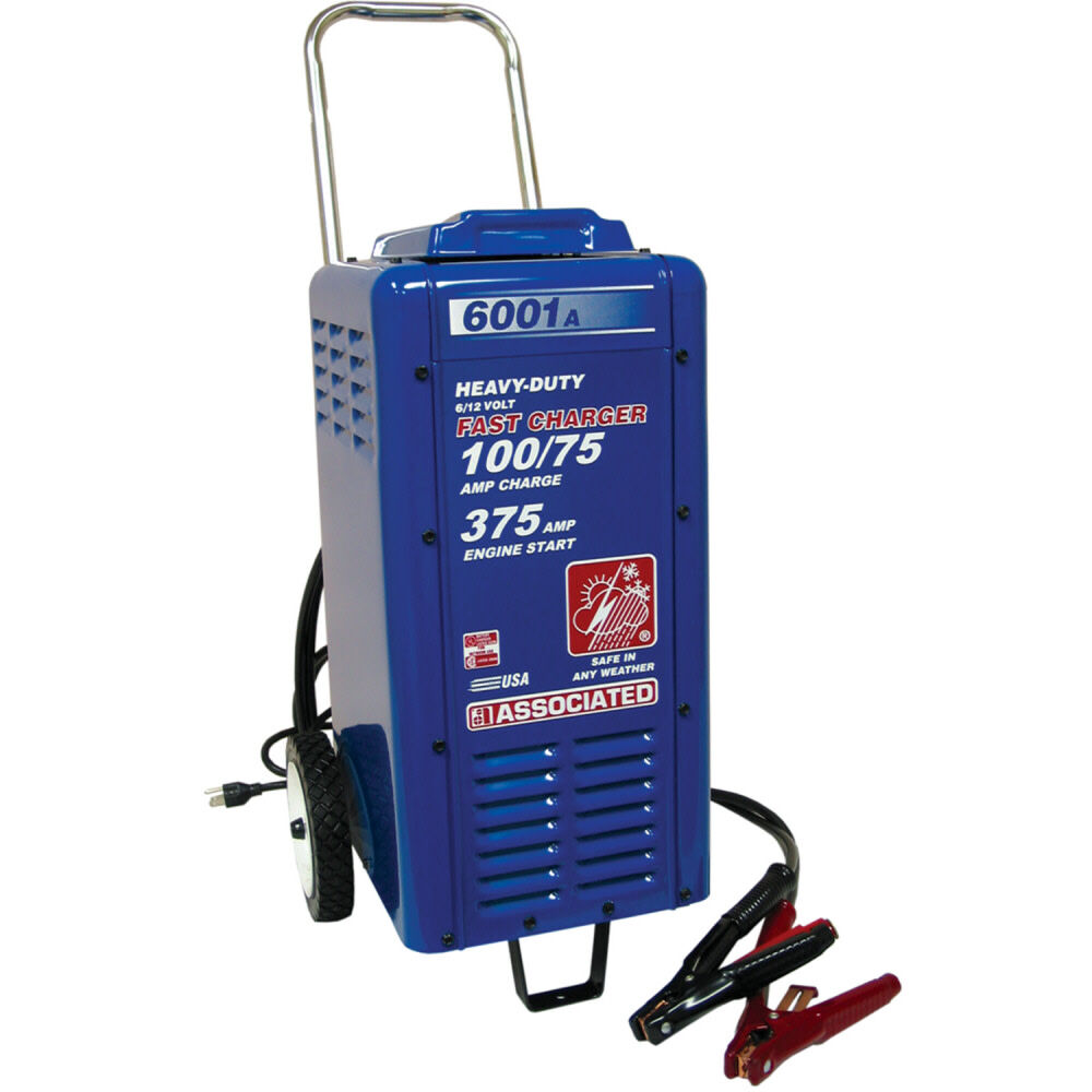 Associated Equipment Manual Heavy Duty Wheel Charger with Timer 6/12V – 6001A