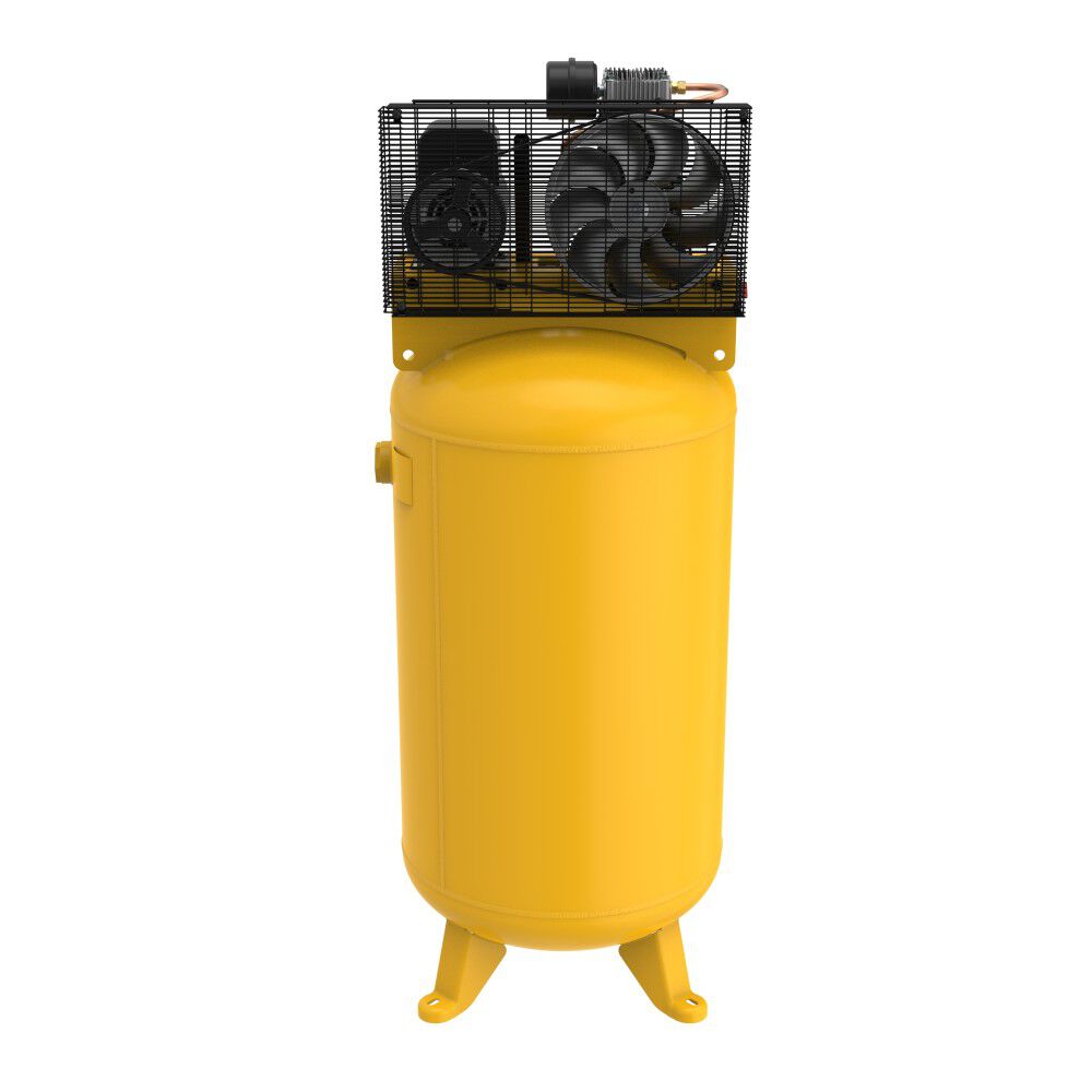 DEWALT 80-Gallon High-Flow 5 HP 155 PSI Cast Iron Oil-Lubricated Belt Drive Stationary Air Compressor, large image number 4