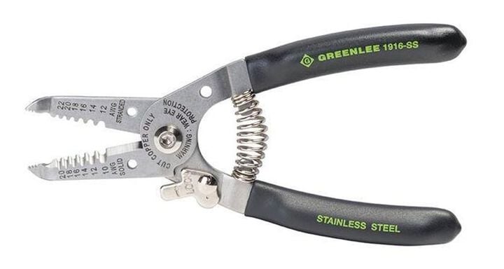 Greenlee Stainless Wire Stripper / Cutter, large image number 2