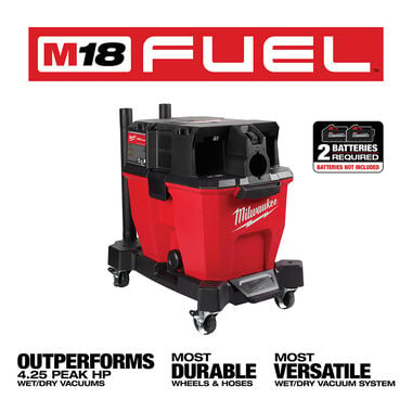Milwaukee M18 FUEL Vacuum 9 Gallon 36V Wet/Dry (Bare Tool), large image number 2