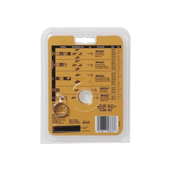 DEWALT 4-1/2-in x 0.250-in XP Tuck Point Blade, large image number 4