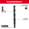 Milwaukee 15pc Thunderbolt Black Oxide Drill Bit Set, small
