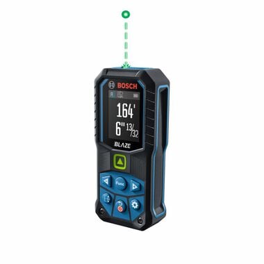 Bosch BLAZE Green Beam Laser Distance Measurer 165'