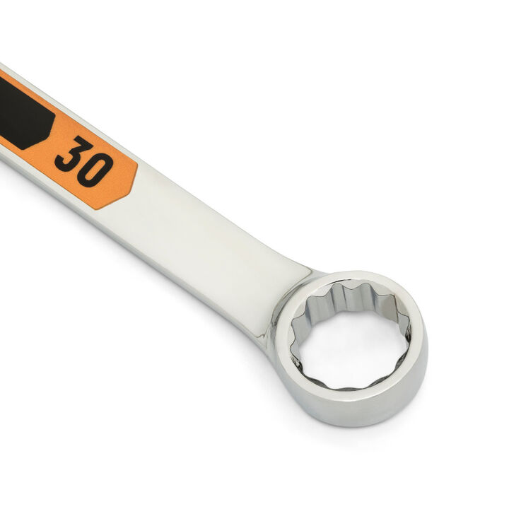 GEARWRENCH 30mm 12 Point Hi-Viz Long Pattern Combination Wrench, large image number 3