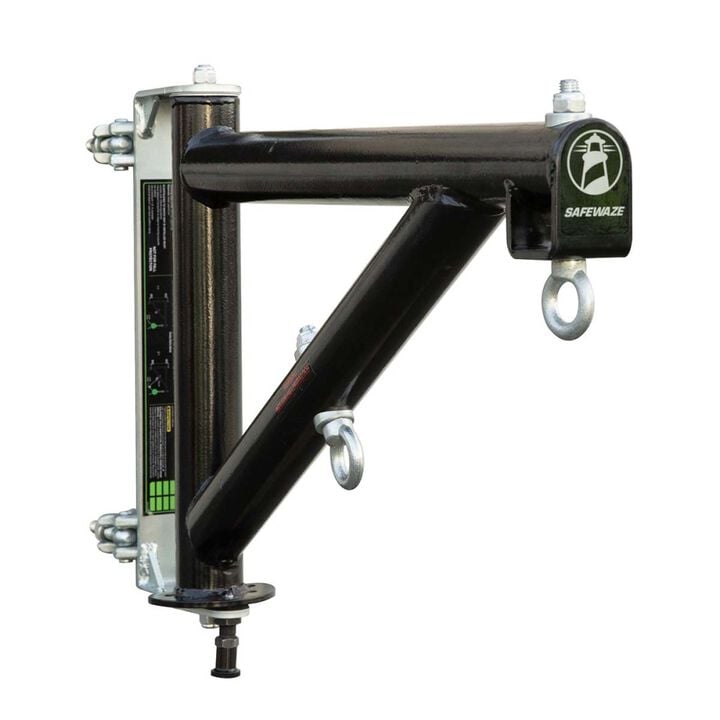Safewaze Scaffold Davit Anchor: 1.6 Inch- 2 Inch Clamps