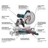 Bosch 12 Inch Dual-Bevel Glide Miter Saw, small image number 3