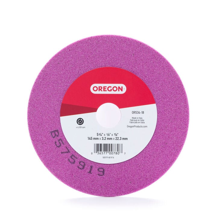 Oregon 5 3/4 Inch x 1/8 Inch x 7/8 Inch Vitrified Grinding Wheel