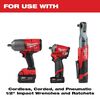 Milwaukee SHOCKWAVE Impact Duty Socket 1/2 Drive SAE & Metric 9PC Lug Nut Wheel Set, small image number 3