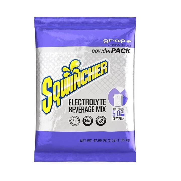 Sqwincher Mix and Serve Electrolyte Beverage Mix 5 Gallon Grape