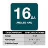 Milwaukee M18 FUEL 16 Gauge Angle Finish Nailer Kit, small