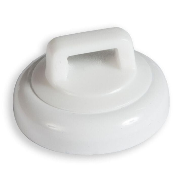 Rack-A-Tiers Mag Daddy Magnetic Zip Tie Mount White 15lb 10pk