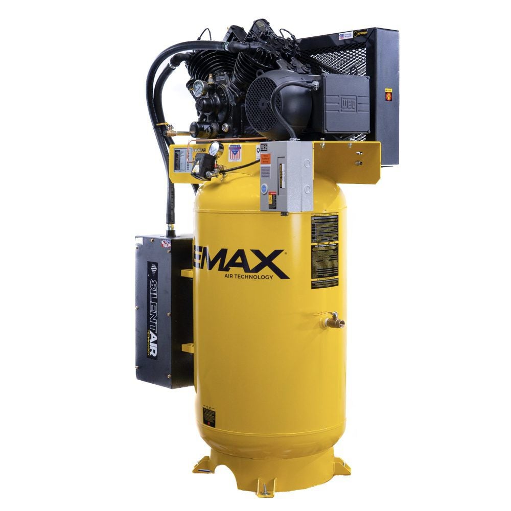 EMAX 80 Gallon 175 PSI Pressure Lube Air Compressor with Maintenance Kit, large image number 5