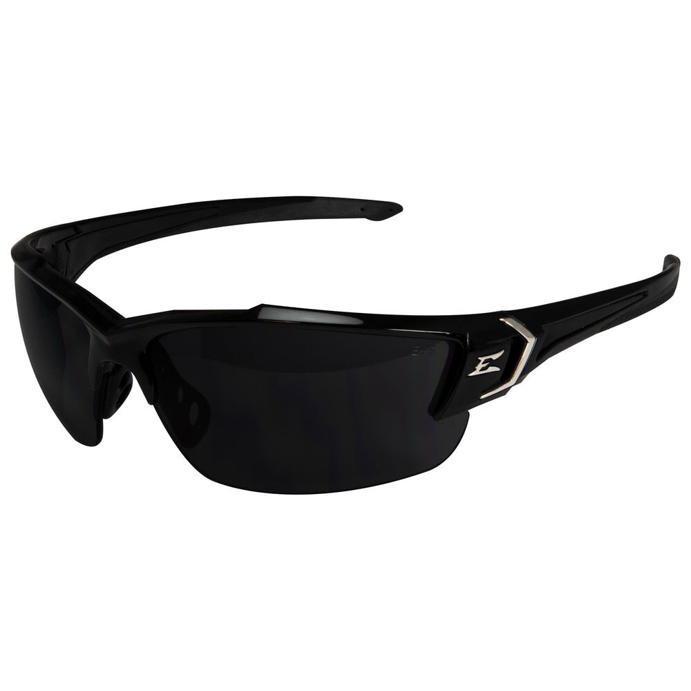 Edge Khor G2 Polarized Safety Glasses Vapor Shield Black Frame Smoke Lens, large image number 4